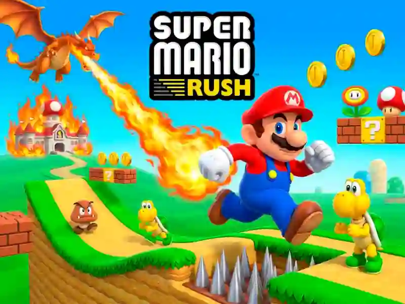 Cluiche Super Mario Rush ar líne