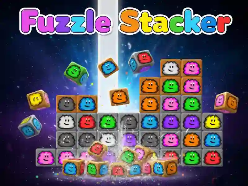 Cluiche Fuzzle Stacker ar líne