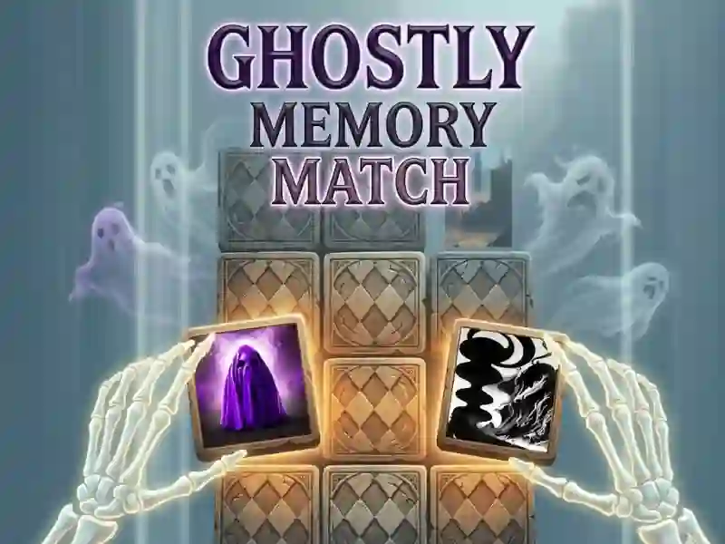 Cluiche Ghosts Memory Match ar líne