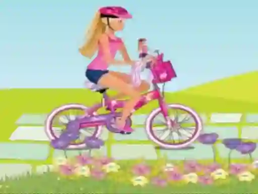 Cluiche BARBIE RIDES A BIKE ar líne