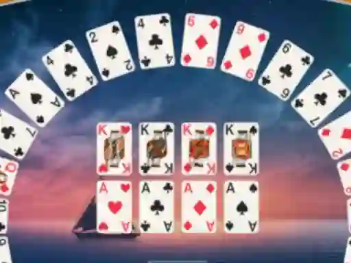Cluiche Crescent Solitaire ar líne