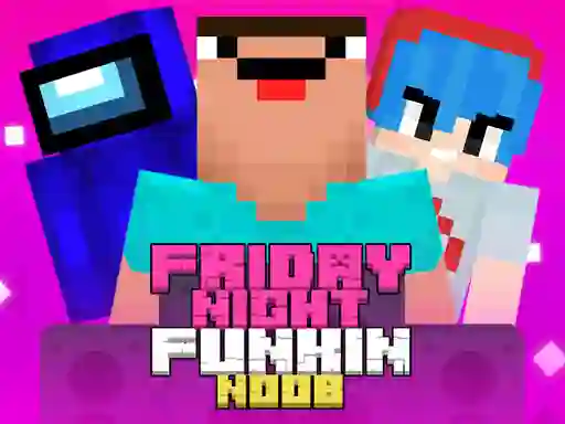Cluiche Friday Night Funkin Vs Noobs ar líne