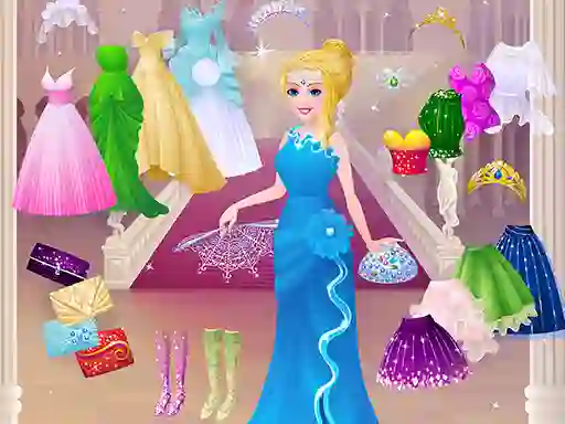 Cluiche Cinderella Dress Up Girl Games ar líne