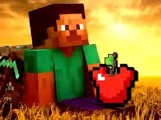 Cluiche Mineblox Apple Shooter ar líne