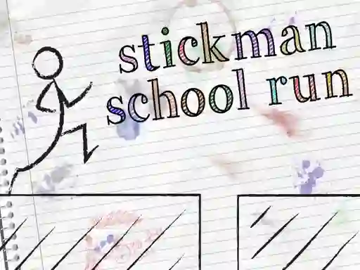Cluiche Stickman School Run ar líne