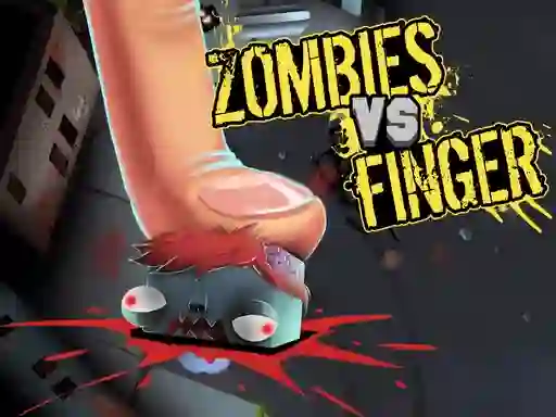 Cluiche Zombies vs Finger ar líne