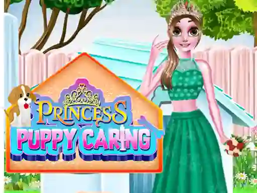Cluiche Princess Puppy Caring ar líne