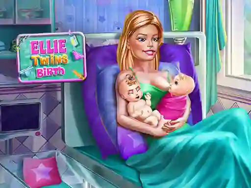 Cluiche Ellie Twins Birth ar líne