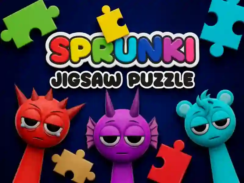 Cluiche Sprunki Jigsaw Puzzle ar líne