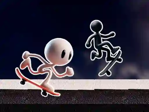 Cluiche Black and White Stickman ar líne