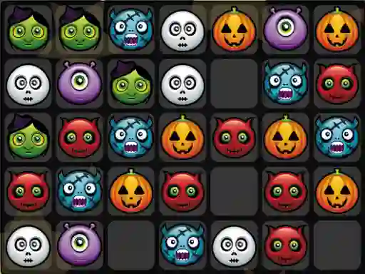 Cluiche Halloween Puzzle ar líne