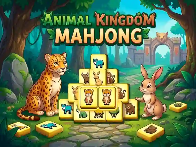 Cluiche Animal Kingdom Mahjong ar líne