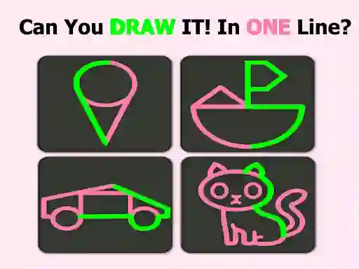 Cluiche Brain Test: One Line Draw Puzzle ar líne