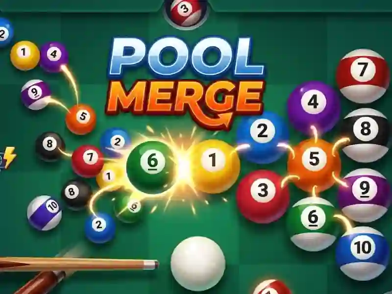 Cluiche Pool Merge ar líne