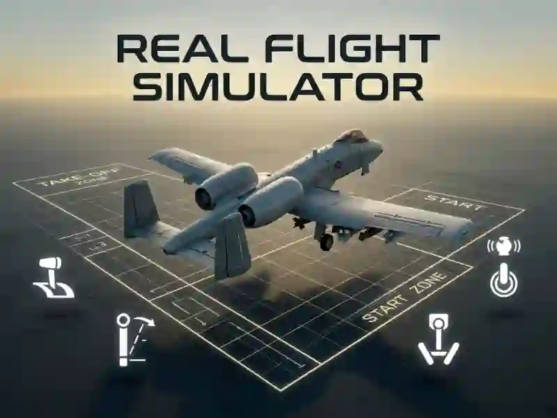 Cluiche Real Flight Simulator ar líne