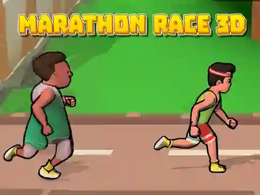 Cluiche Marathon Race 3D ar líne