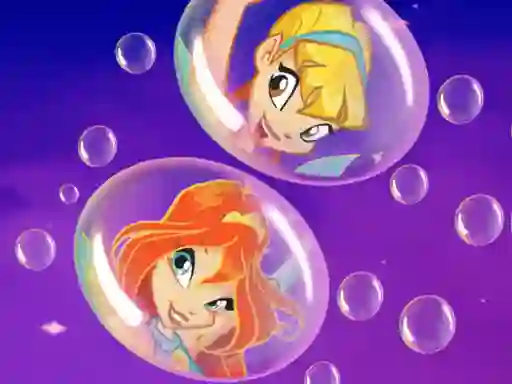 Cluiche Draw Winx Bubble Path ar líne