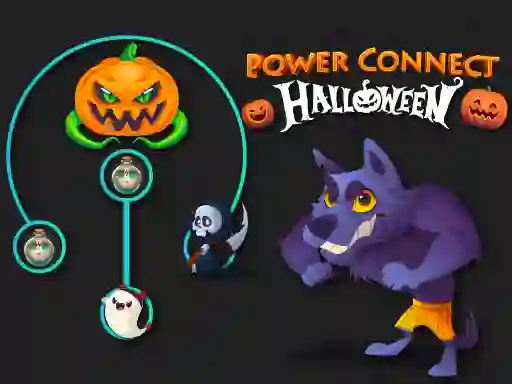 Cluiche Power Connect Halloween ar líne