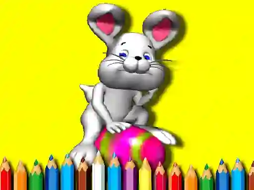 Cluiche Back To School: Easter Coloring Book ar líne