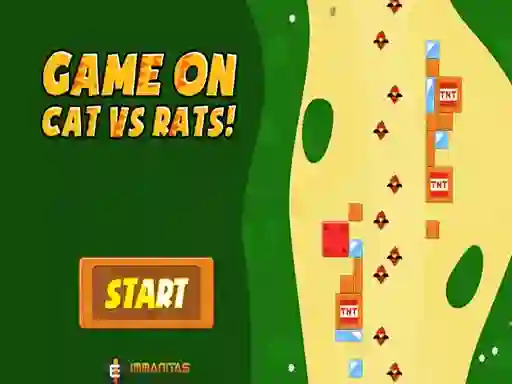 Cluiche Game On Cat vs Rats! ar líne
