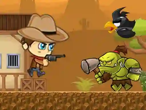 Cluiche Super Cowboy Running ar líne