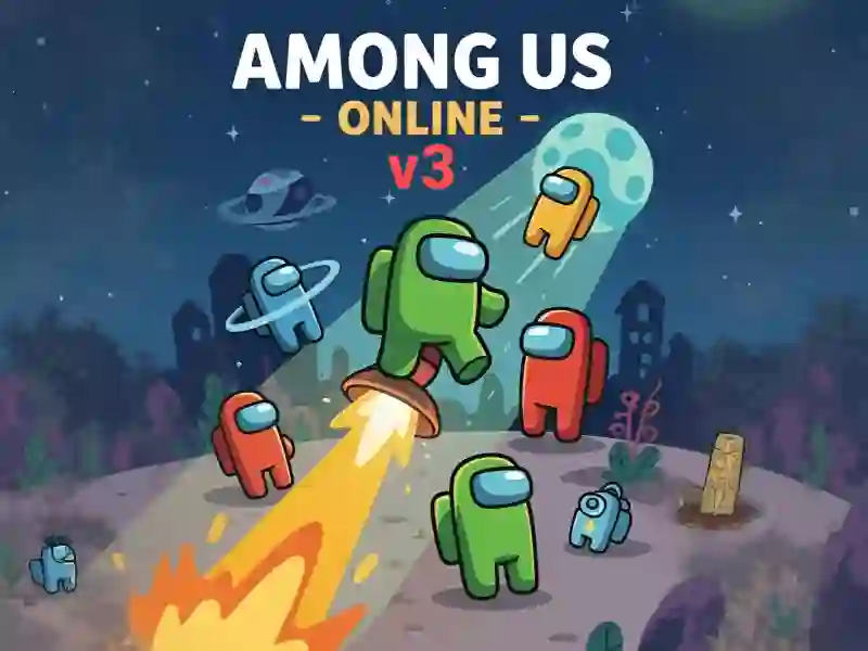 Cluiche Among Us Online v3 ar líne