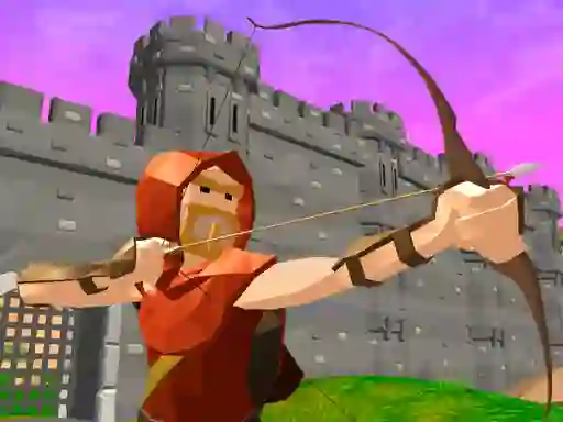 Cluiche Archer Master 3d Castle Defense ar líne