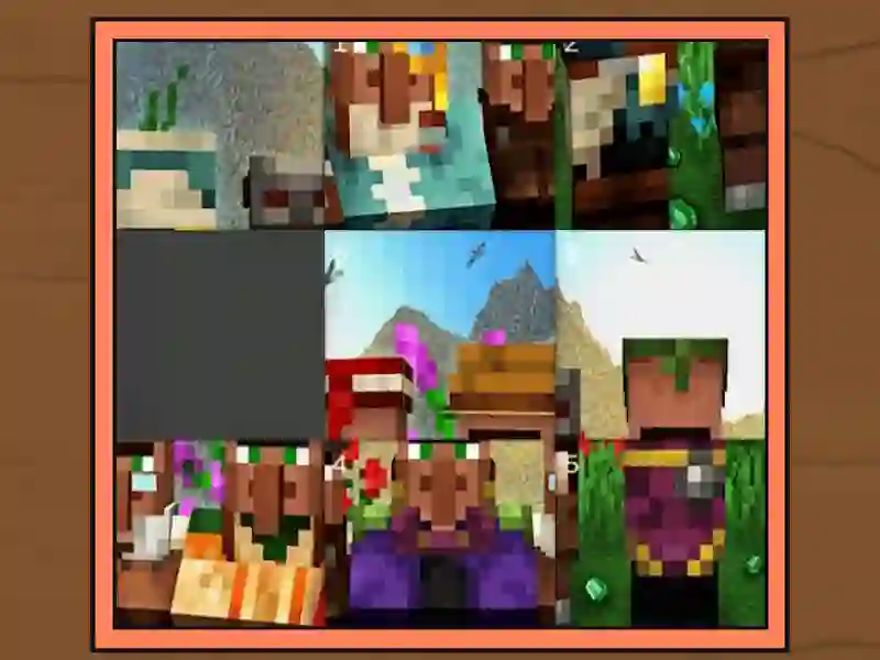 Cluiche Puzzle Minecraft ar líne
