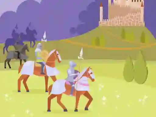 Cluiche Medieval Knights Match 3 ar líne