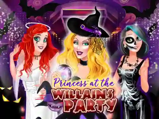 Cluiche Princess At The Villains Party ar líne