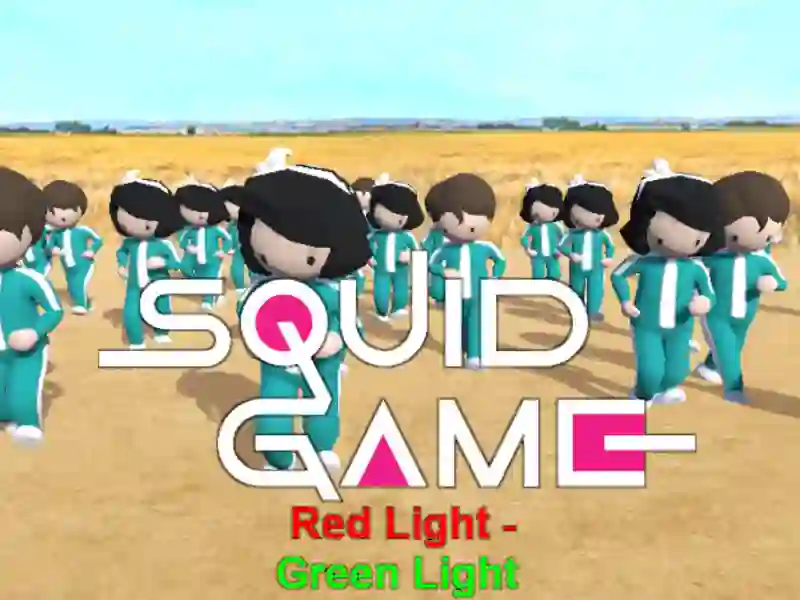 Cluiche Squid game: Green Light, Red Light ar líne