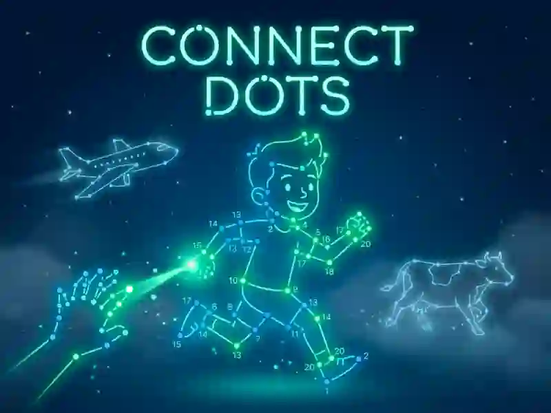 Cluiche Connect Dots ar líne