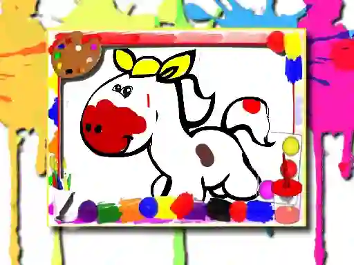 Cluiche Horse Coloring Book ar líne