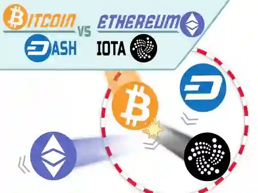 Cluiche Bitcoin vs Ethereum ar líne