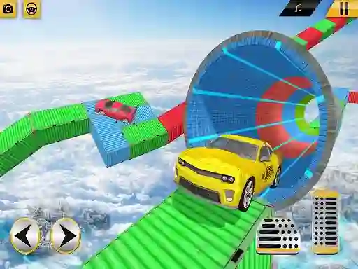 Cluiche Impossible Car Driving 3d: Free Stunt ar líne