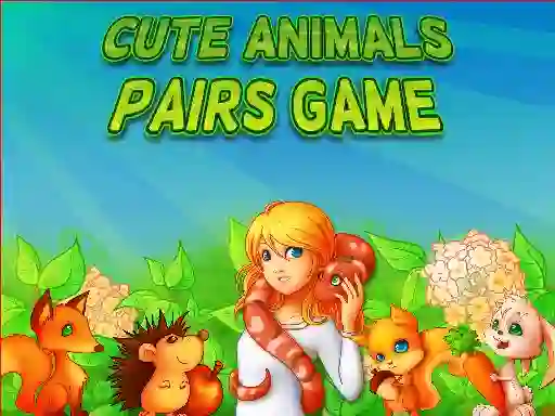 Cluiche Cute Animals Pairs Game ar líne