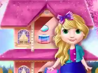Cluiche Princess Doll House Decoration ar líne