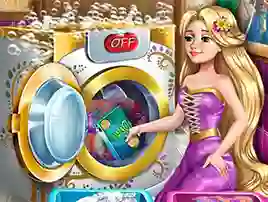 Cluiche Goldie Princess Laundry Day ar líne