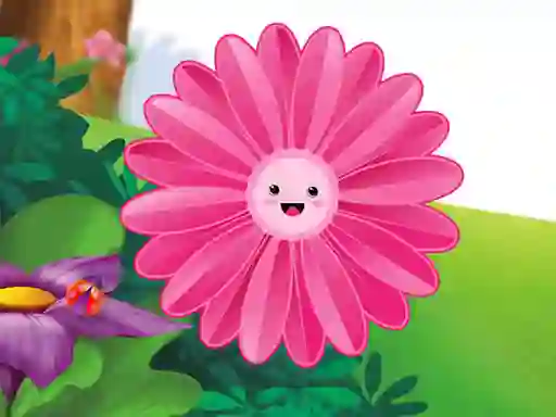 Cluiche Funny Flowers Jigsaw ar líne
