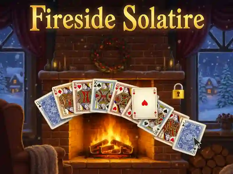 Cluiche Fireside Solitaire ar líne