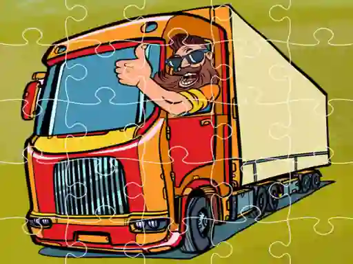 Cluiche Semi Trucks Jigsaw ar líne