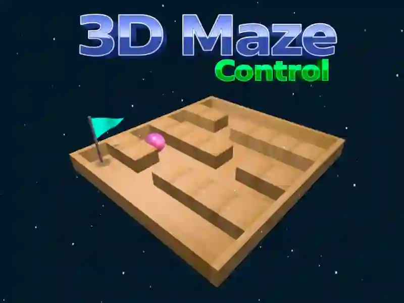 Cluiche 3D Maze Control ar líne