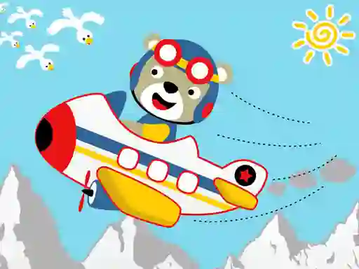 Cluiche Friendly Airplanes For Kids Coloring ar líne