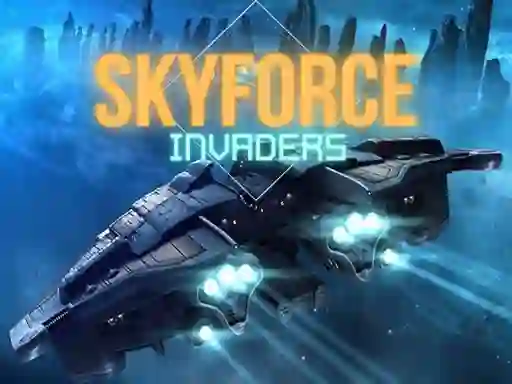 Cluiche Skyforce Invaders ar líne