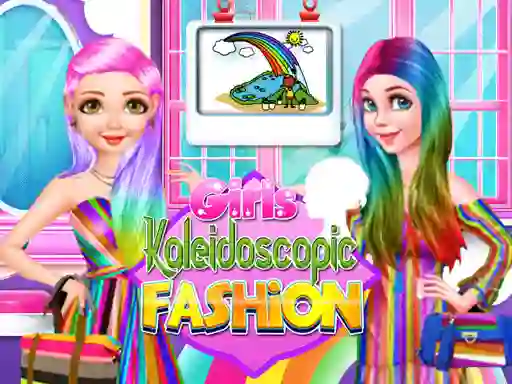 Cluiche Girls Kaleidoscopic Fashion ar líne