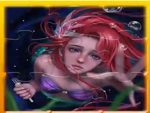Cluiche Mermaid Ariel Princess Jigsaw Puzzle ar líne