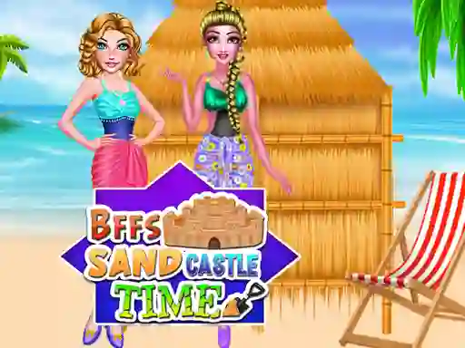 Cluiche BFFs Sand Castle Time ar líne