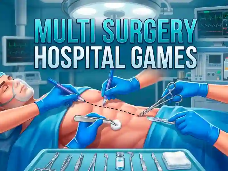 Cluiche Multi Surgery Hospital Games ar líne