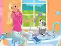 Cluiche Barbie Pet Wash ar líne