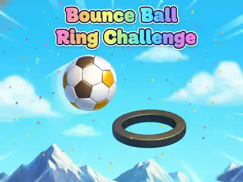 Cluiche Bounce Ball Ring Challenge ar líne